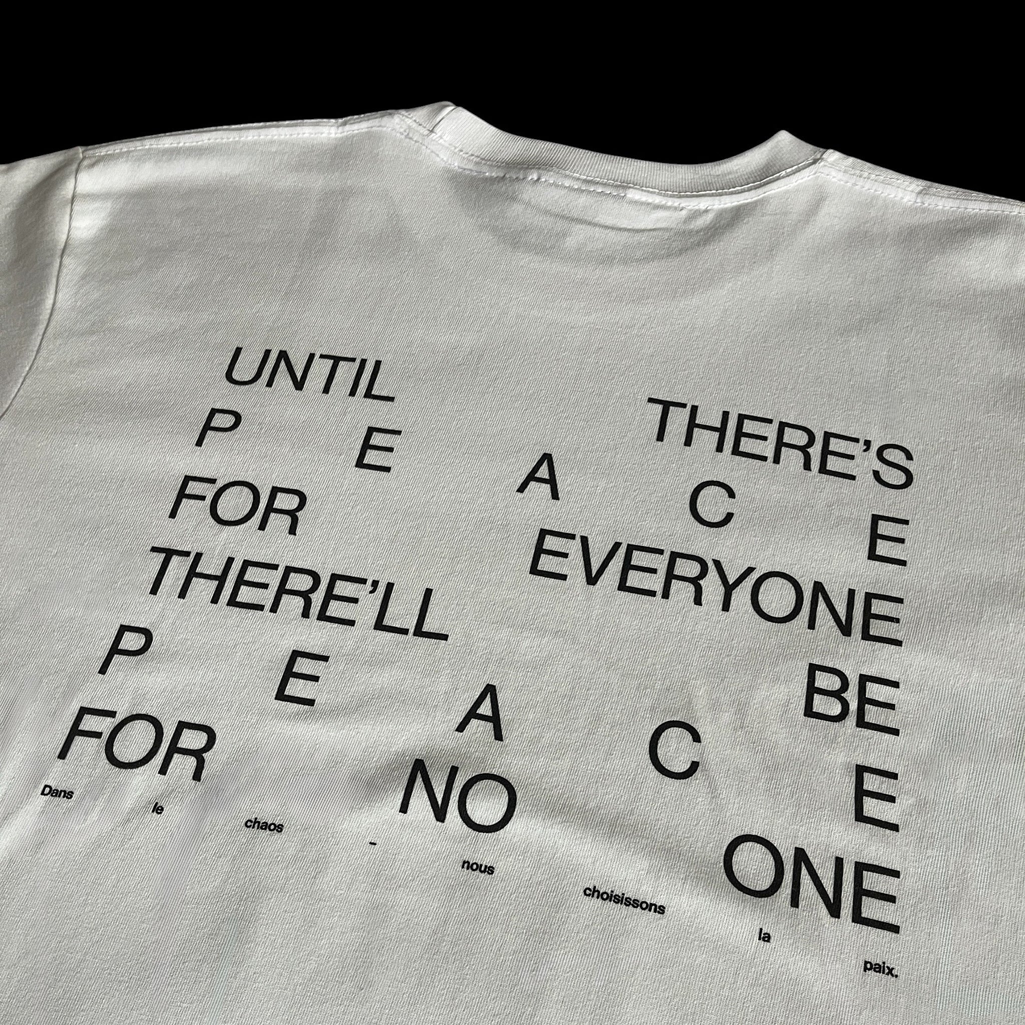 NO ONE TEE (White)